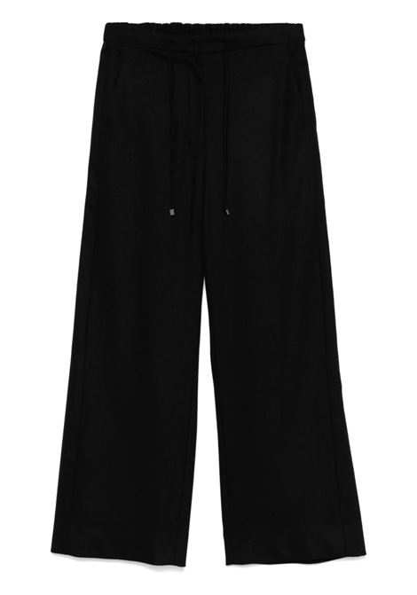 Black floria drawstring torusers s maxmara - women